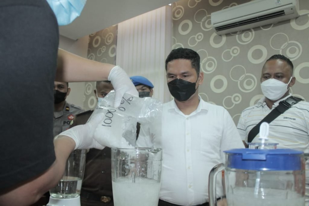 14,5 Kg Sabu di Samarinda Diblender