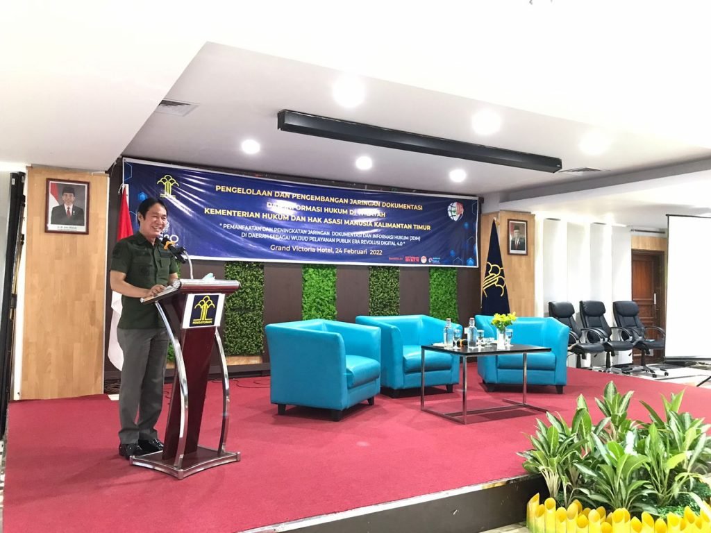 Kembangkan JDIH, Kanwil Kemenkumham Kaltim Wujudkan Pelayanan Publik Digital 4.0