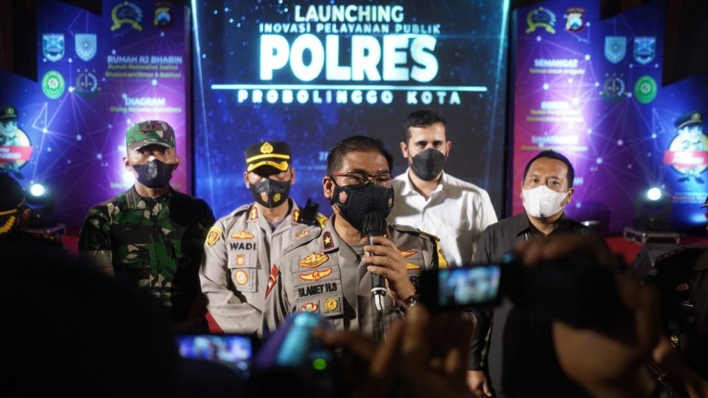 Polres Probolinggo Launching Aplikasi Prabu Presisi Mangga Manis