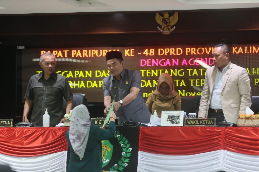 Rapat Paripurna ke- 48 DPRD Kaltim Kembalikan Tata Tertib, Kode Etik dan Tata Beracara Ke Bapemperda