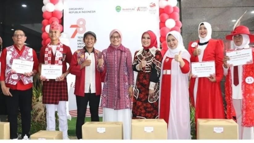 Perayaan HUT RI Ke-78, Sekwan Norhayati Jadi Juri Gelar Fashion Show Sekdaprov Kaltim