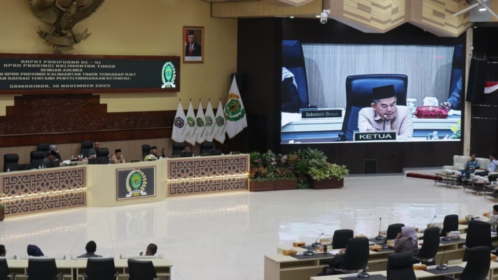 Ini Tiga Peraturan Daerah yang Disahkan DPRD Kaltim Pada Rapat Paripurna ke-41 Dalam Rapat Paripurna ke-41 Masa Sidang III Tahun 2023, eksekutif dan legislatif di Provinsi Kalimantan Timur (Kaltim) menyetujui serta menetapkan sejumlah Rancangan Peraturan Daerah (Raperda) Inisiatif Pemerintah Provinsi Kaltim menjadi Peraturan Daerah (Perda).