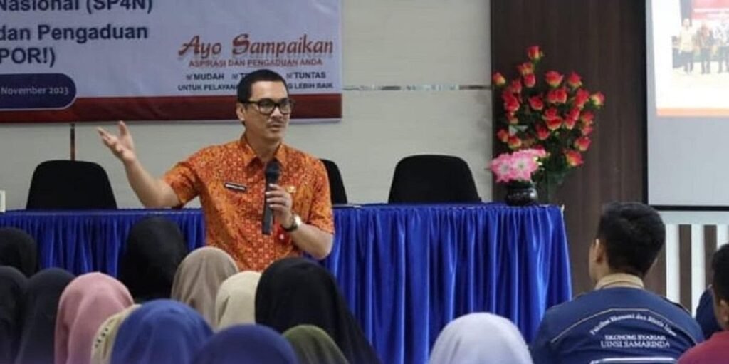 Sosialisasi Sistem Pengelolaan Pengaduan Pelayanan Publik Nasional (SP4N) – Layanan Aspirasi dan Pengaduan Online Rakyat (LAPOR!), kembali digelar Dinas Komunikasi dan Informatika (Diskominfo) Kalimantan Timur (Kaltim), Kamis (16/11/2023).