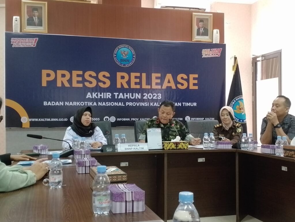 Badan Narkotika Nasional (BNN) Provinsi Kalimantan Timur (Kaltim) ungkap capaian kinerja akhir tahun anggaran 2023 yang keseluruhan mendapat rapor hijau.