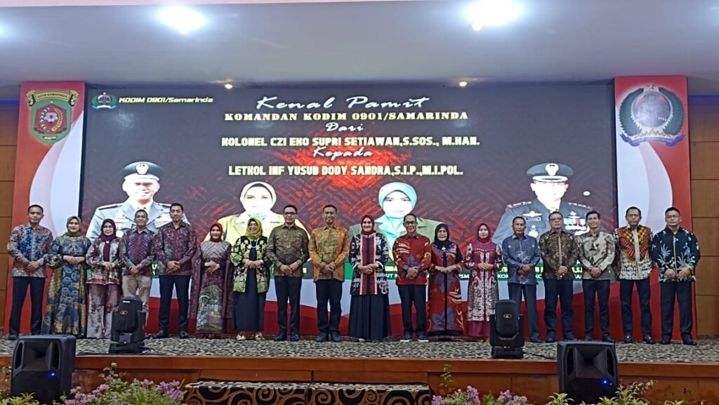 Kenal Pamit Kodim 0901/Samarinda, Jumat (23/2/2024)