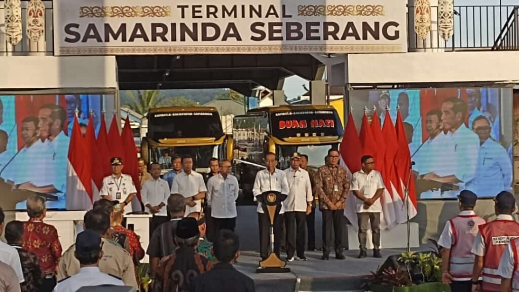 Jokowi Resmikan Terminal Tipe A Samarinda Seberang, Ini Harapan Presiden