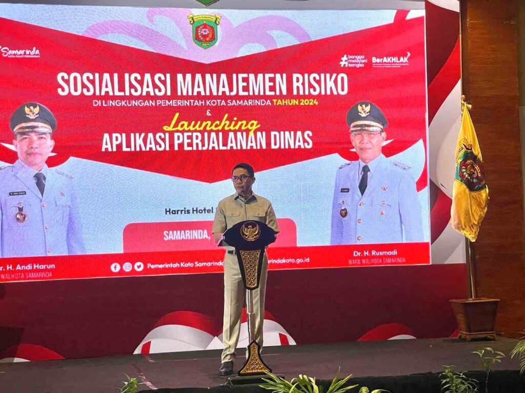 Andi Harun Tekankan Pentingnya Manajemen Risiko dalam Setiap Program Pemerintahan Wali Kota Samarinda Kalimantan Timur (Kaltim) Andi Harun menyoroti pentingnya penyusunan manajemen risiko sebagai proses yang menyeluruh dalam tahapan pelaksanaan program-program berbasis risiko.
