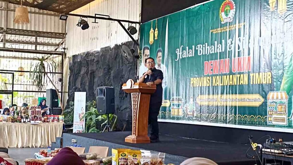 Dewan Usaha Kecil dan Menengah (UKM) Provinsi Kalimantan Timur (Kaltim) mengadakan acara Halal Bihalal dan Silaturahmi di Bagios Caffe Samarinda, Minggu (19/5/2024).