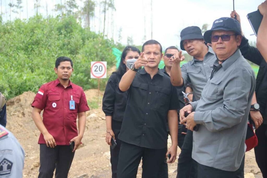 Setjen Kemenkumham RI dan Kakanwil Kaltim Survei Beberapa Lokasi di IKN