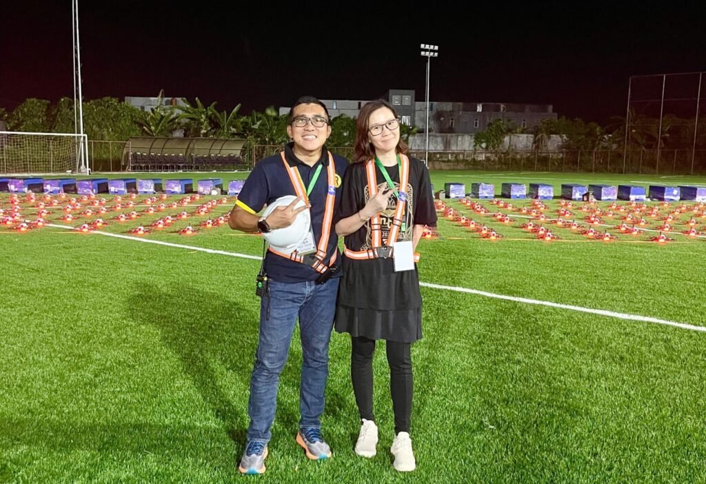 Sosok Dibalik Layar 500 Drone Show Penutupan MTQ Nasional XXX Hingga Pecahkan Rekor Muri