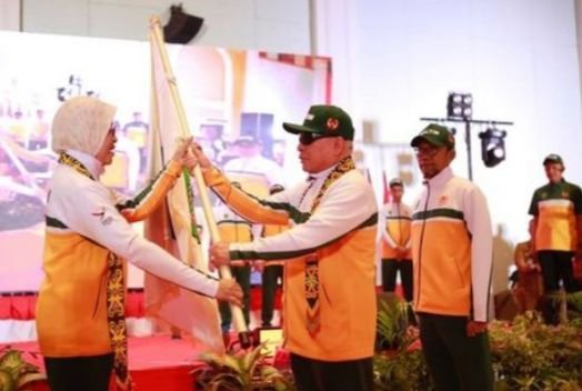 Lepas Kontingen PON XXI, Sekda Pesan Kombinasi Prestasi dan Sikap Sportif