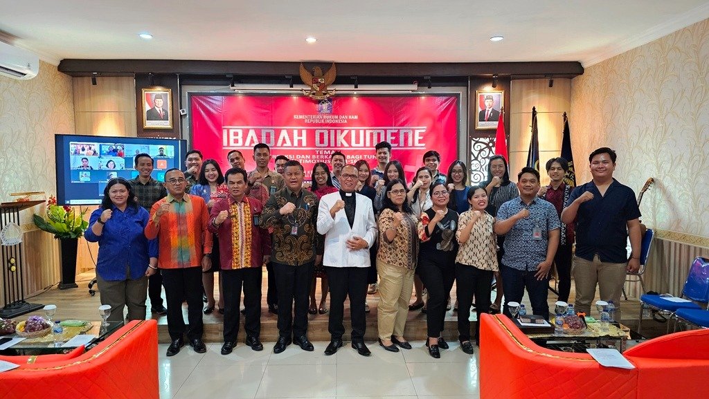 ASN Nasrani di Kemenkumham Kaltim, Tingkatkan Integritas dan Kesatuan dalam Iman