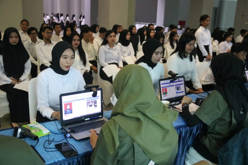 Di Tengah Hujan Deras, Peserta Tetap Semangat Ikuti SKD CAT Kemenkumham Kaltim