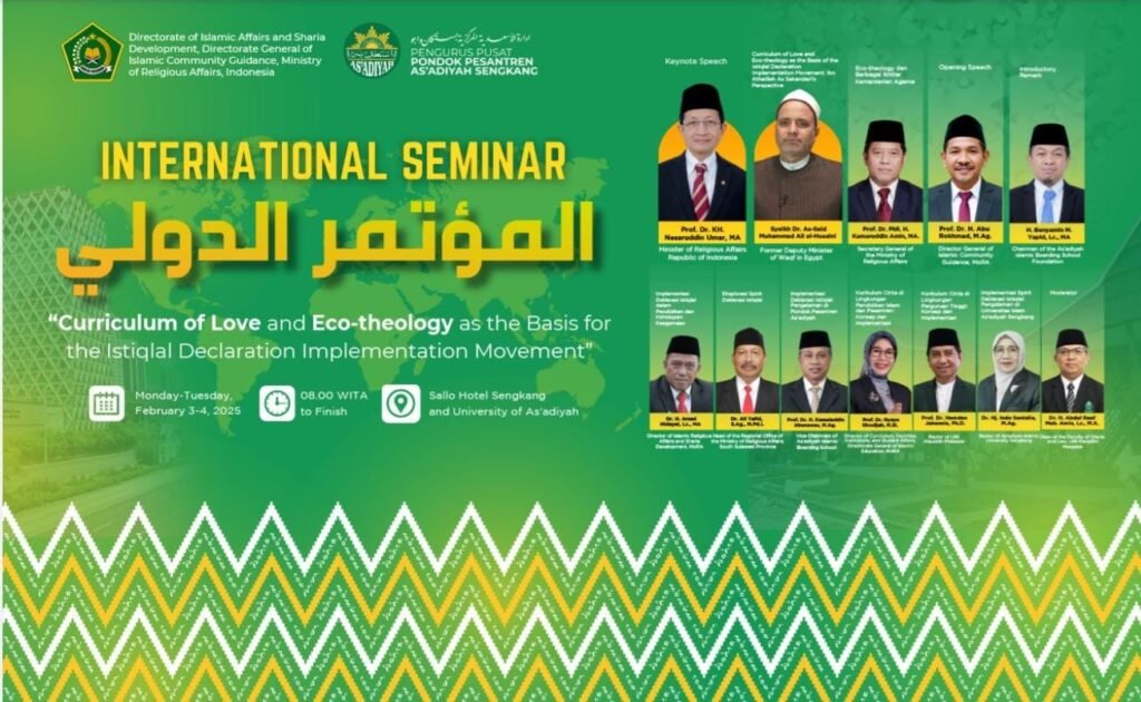 Kurikulum Cinta dan Eco-Theology Upaya Menag Rawat Kurukunan dan Kelestarian Alam