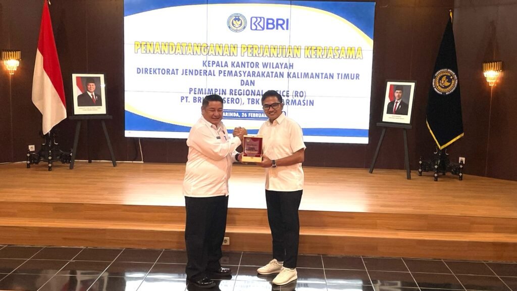 Kanwil Ditjen Pemasyarakatan Kaltim Jalin MoU dengan BRI Banjarmasin