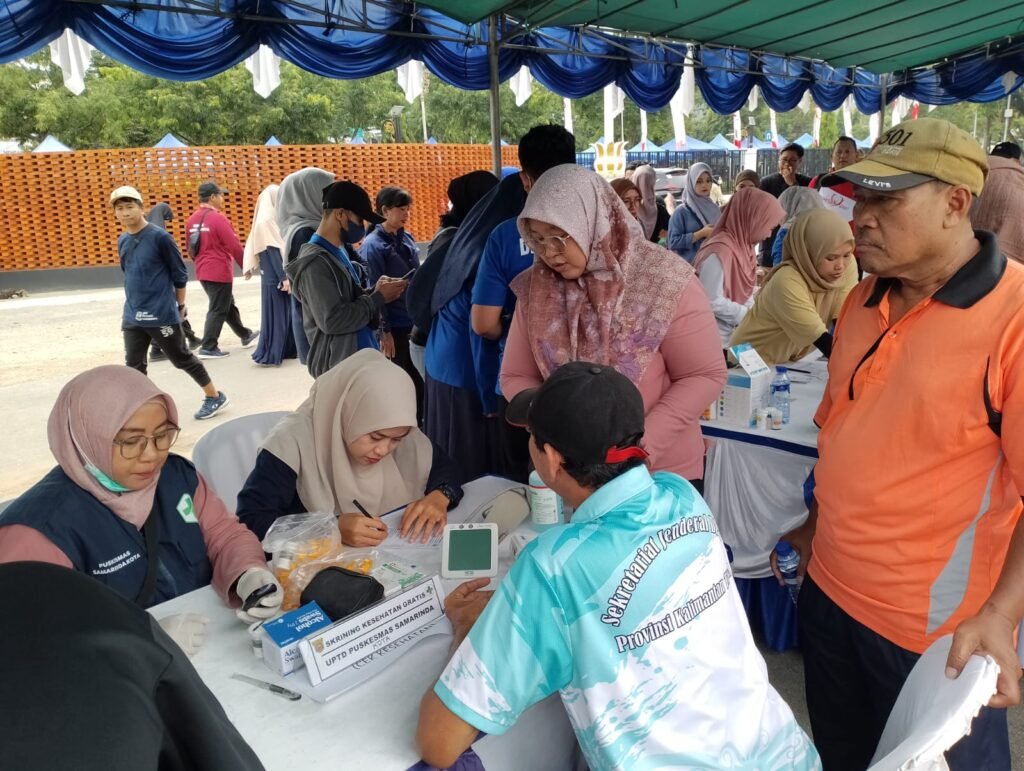 Persagi Samarinda Ajak Warga Jalan Sehat dan Periksa Kesehatan