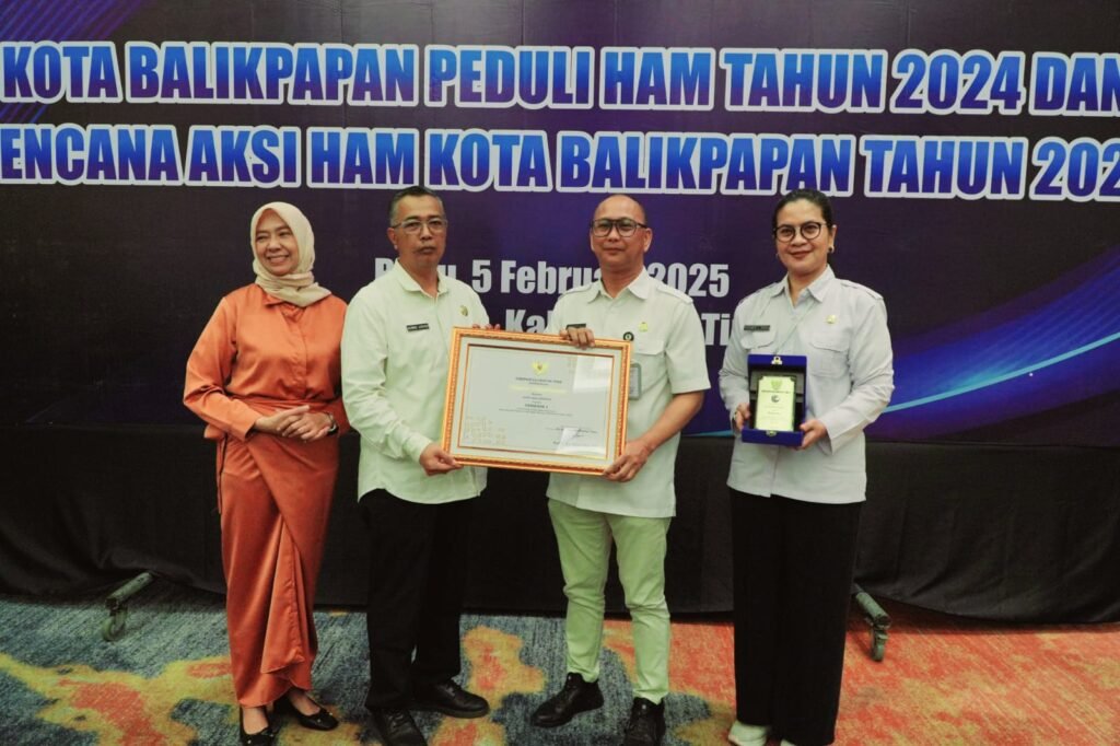 Balikpapan Raih Predikat Kota Peduli HAM Tahun 2024