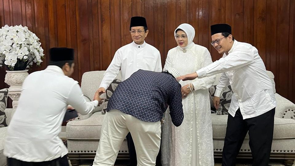 Open House Idulfitri, Menag Ajak Umat Amalkan Nasihat Ramadan