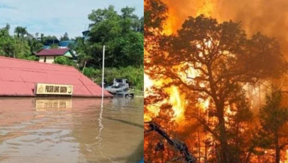 Banjir dan Karhutla Dominasi Risiko Bencana di Kalimantan Timur