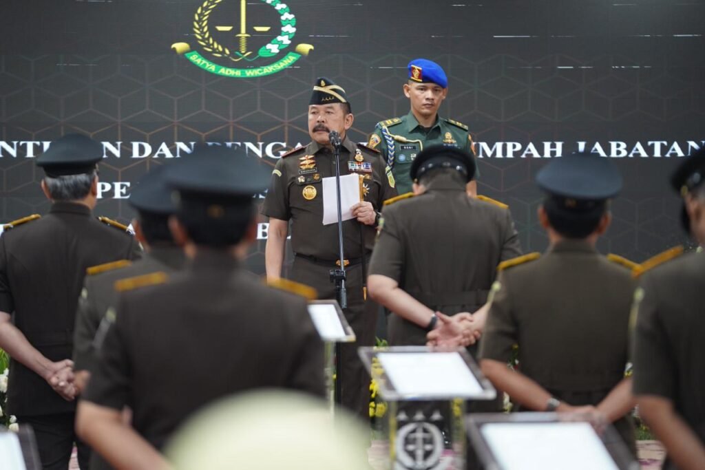 Lantik Pimpinan Kejaksaan, Jaksa Agung Burhanuddin: Jaga Profesionalitas dan Proporsionalitas