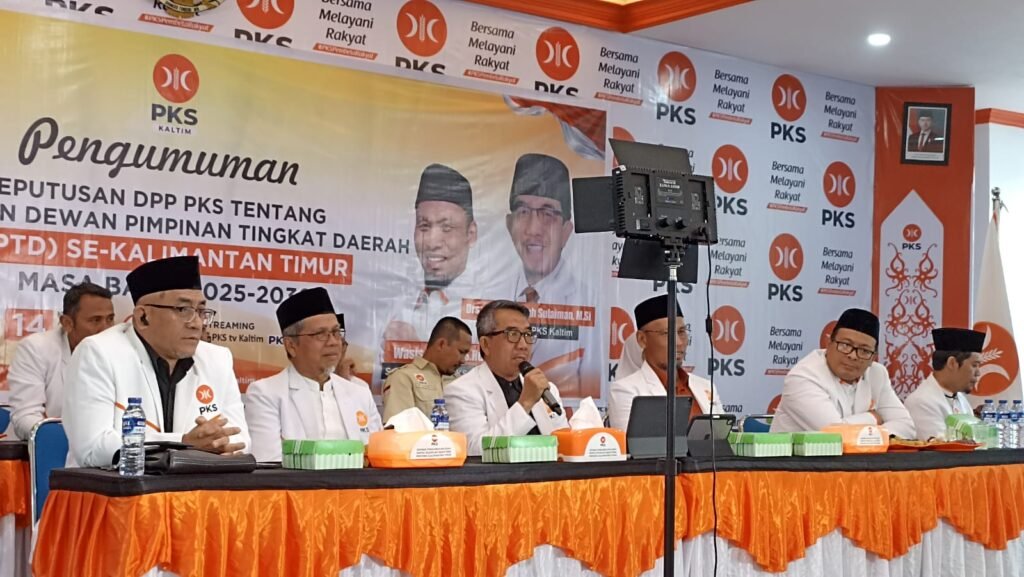 PKS Tetapkan Struktur DPTD se-Kalimantan Timur Periode 2025-2030