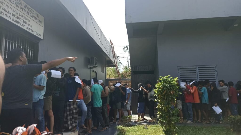 BNNP Kaltim Obok-obok “Kampung” Narkoba di Jalan AM Sangaji Samarinda, 94 Orang Diamankan