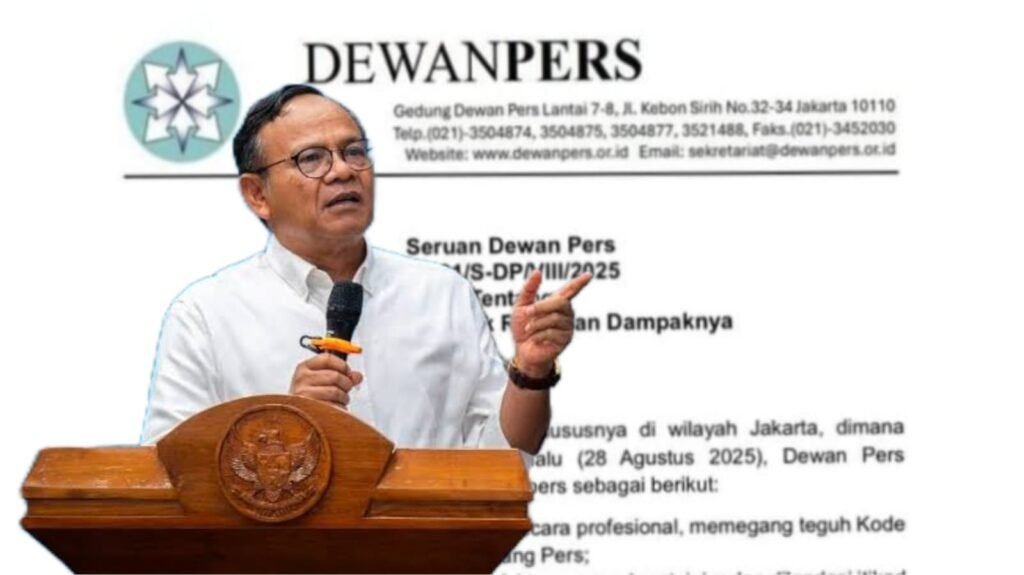 Dewan Pers Serukan Jurnalis Jaga Etika dan Keselamatan di Tengah Kericuhan Demo