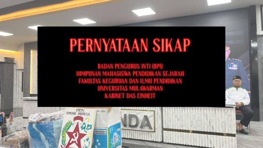 Mahasiswa Sejarah Unmul Klarifikasi Soal Bom Molotov dan Simbol PKI